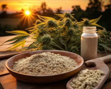 Hemp flour